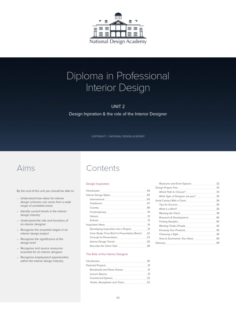 Interior Design Inspiration & Roles | PDF | Interior Design | Design