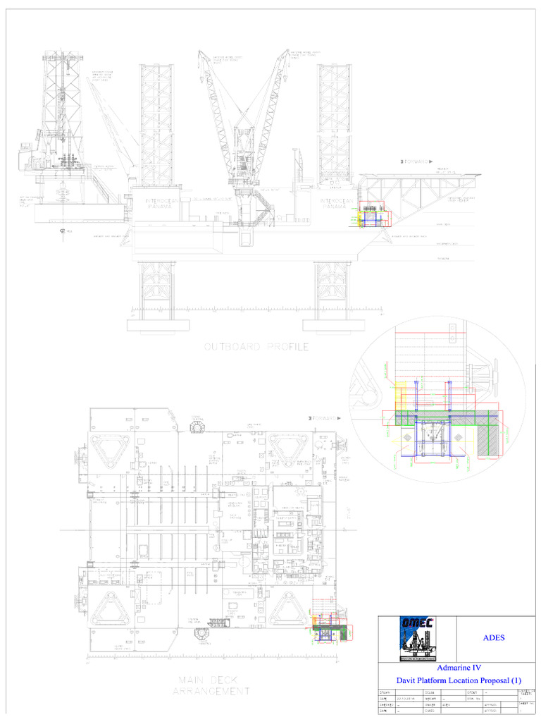 41.davit Platform Details | PDF