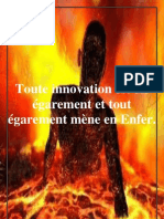 Toute Innovation Est Un Égarement