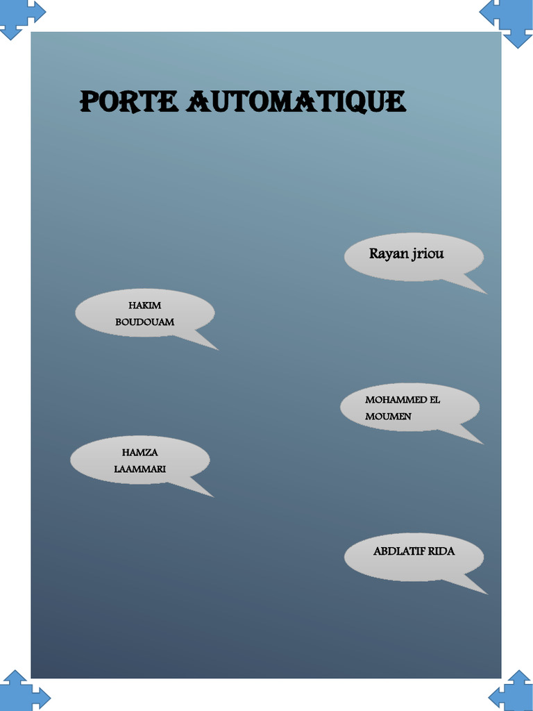 Porte automatique : fonctionnement et avantages | PDF | Arduino ...