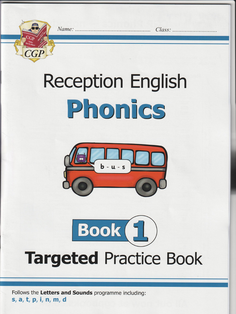 Reception English Phonics Book1 Terget Practice Book | PDF