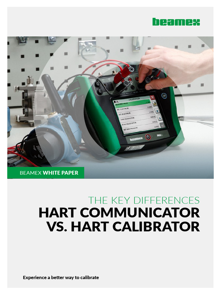 HART Communicator vs. Calibrator Guide | PDF | Calibration | Analog To ...
