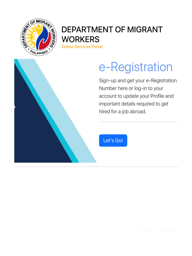 DMW Online Services Portal Guide | PDF