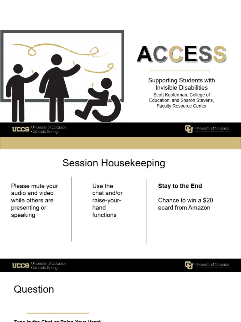 Supporting Students With Invisible Disabilities | PDF | Instructional ...