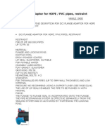 5.description Flange AdaptorSy2000