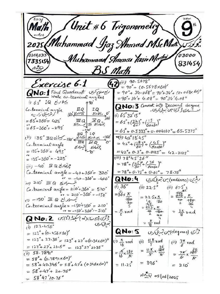 MATH 09 Chap#06 UM Solution | PDF