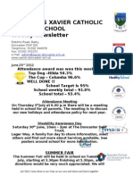 ST Francis Xavier Catholic Primary School Weekly Newsletter