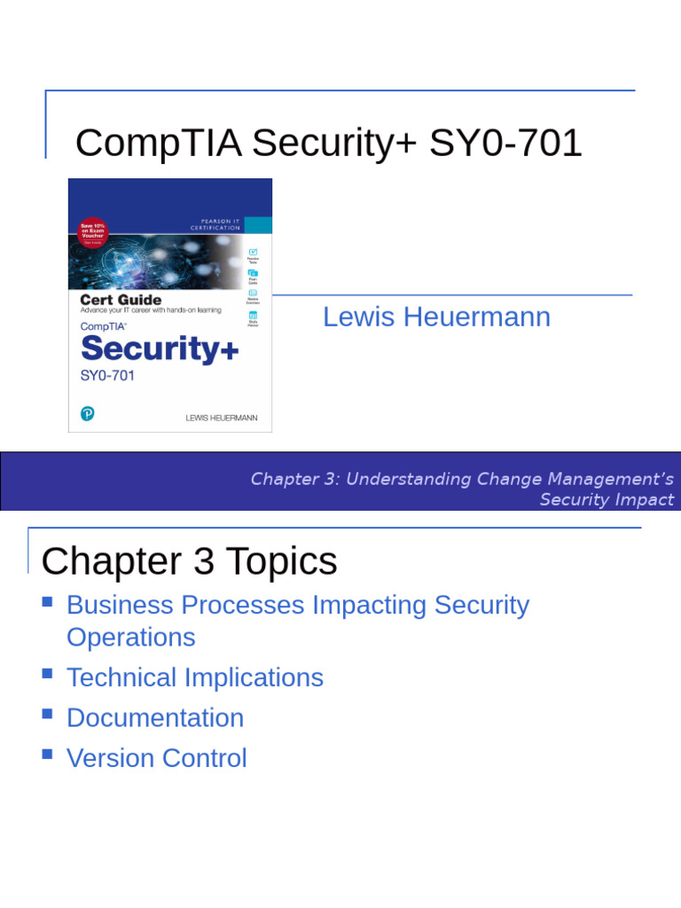 Change Management in Security Operations | PDF | Version Control ...