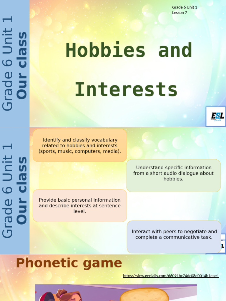 7 Hobbies and Interests | PDF