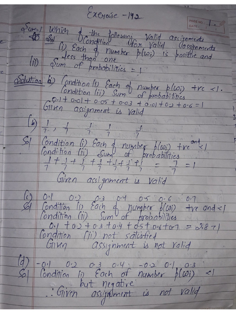 Exercise 14.2 | PDF