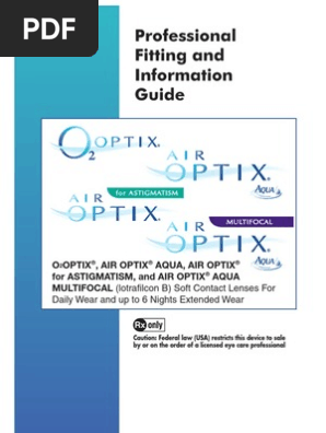 Air Optix Guide Contact Lens Lens Optics