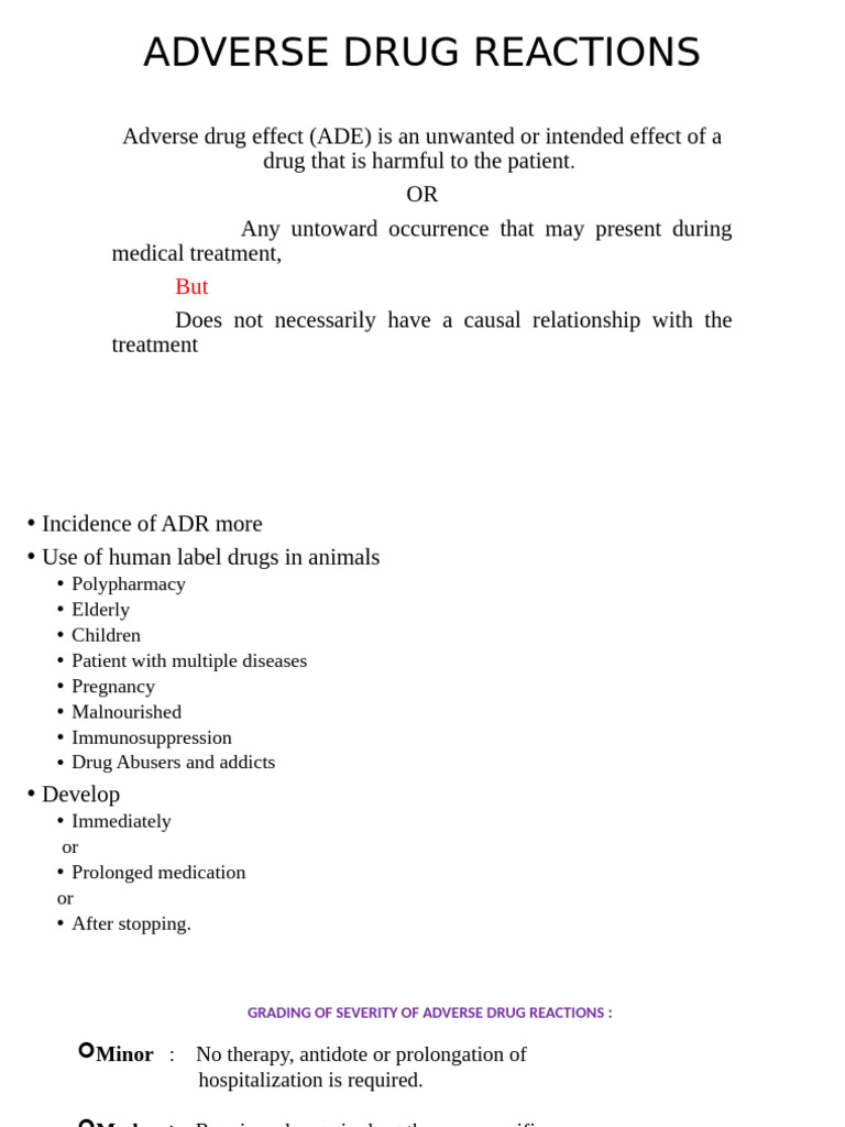 Understanding Adverse Drug Reactions | PDF | Adverse Effect | Substance ...