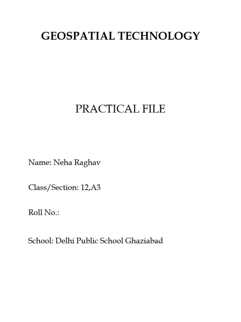 Geospatial Technology Practical Guide | PDF | Rgb Color Model ...