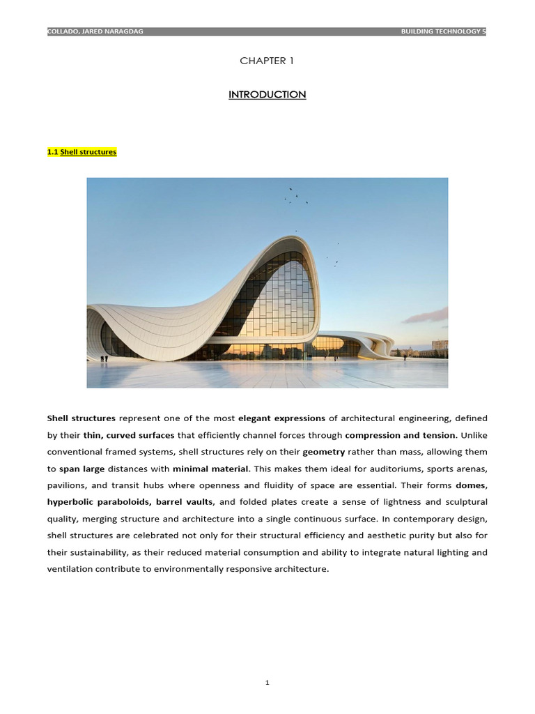 Understanding Shell Structures in Architecture | PDF | Dome