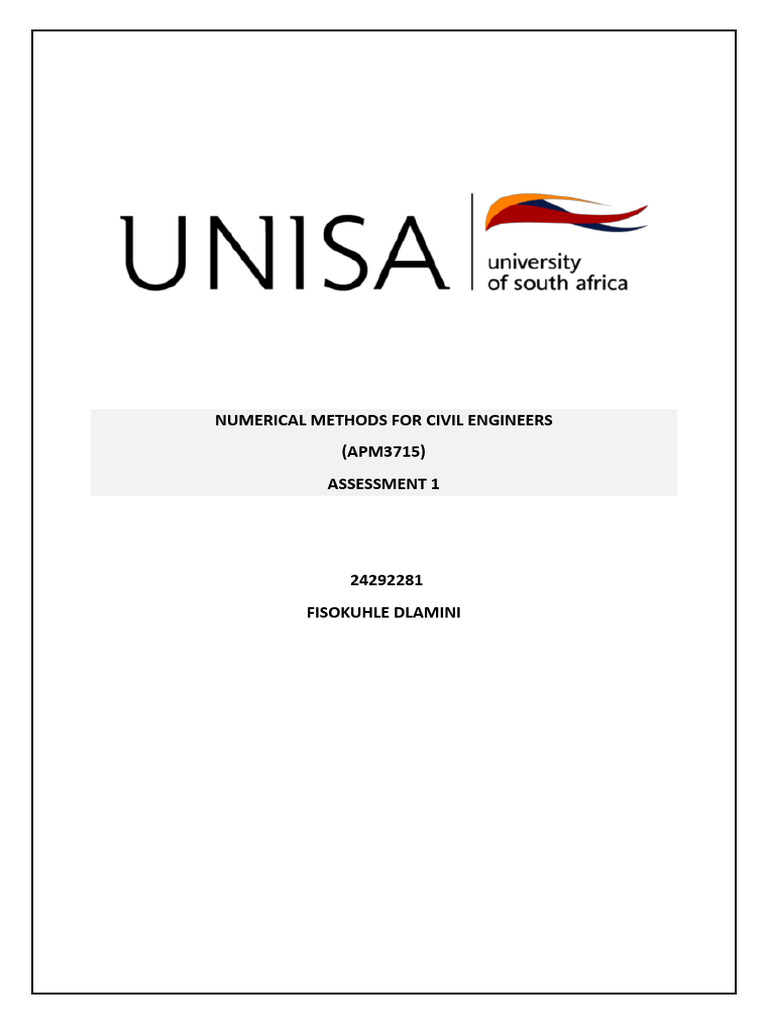 Numerical Methods for Civil Engineers | PDF | Interval (Mathematics ...