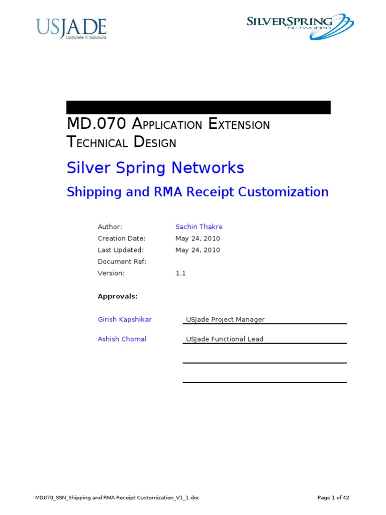 SSN Shipping and RMA Customization Guide | PDF | Parameter (Computer ...