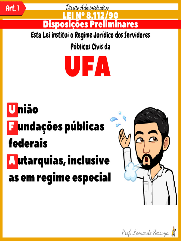Lei 8.112/90: Regime dos Servidores Públicos | PDF | Lei Administrativa ...