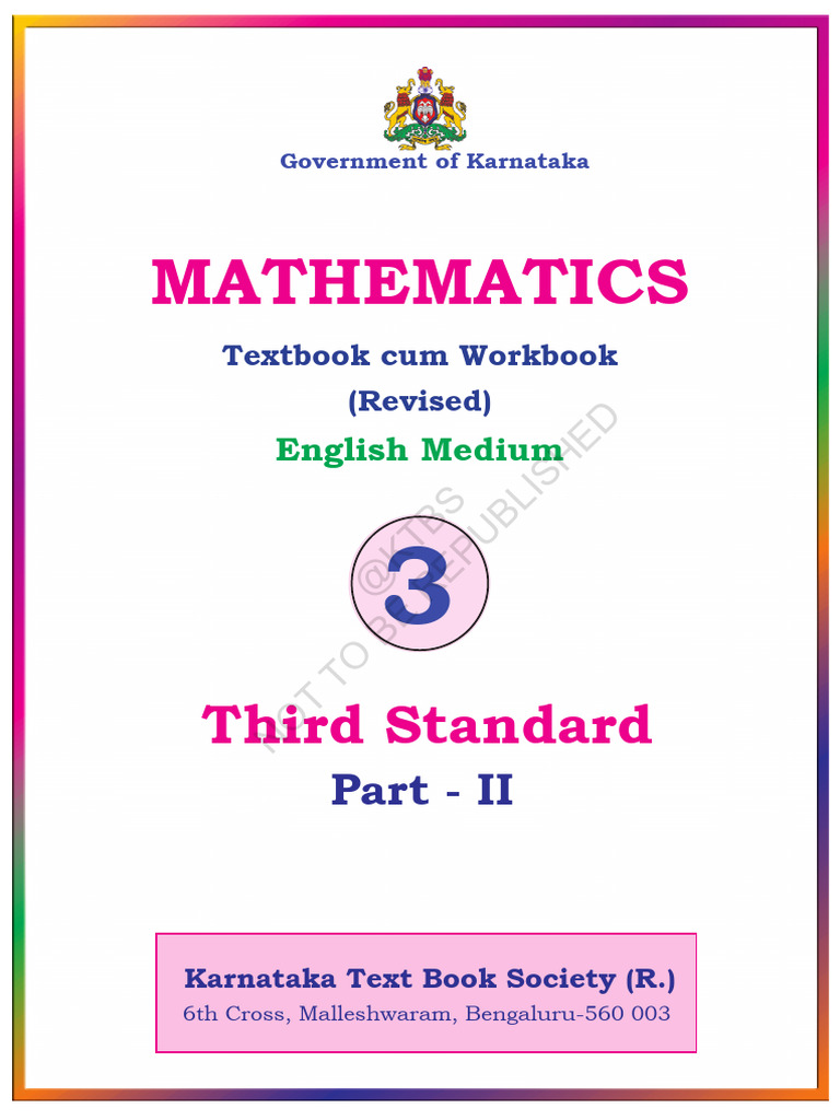 Mathematics Workbook for 3rd Grade | PDF | Division (Mathematics ...