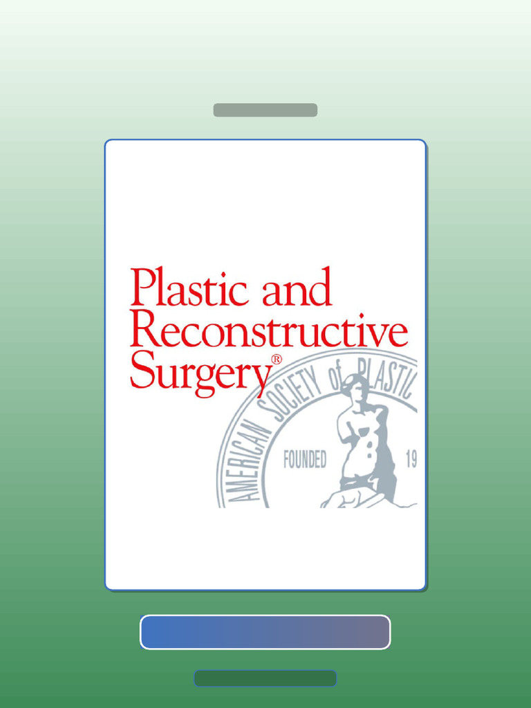 Plastic Reconstructive Surgery 2020 Full Archives Publisher PDF E-book ...