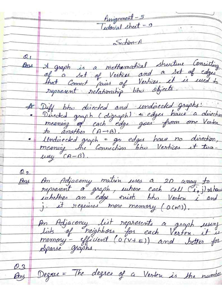 DSA Assignment 5 Tt.9,10 - 11zon | PDF