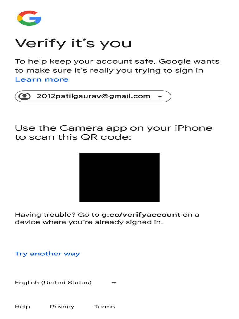 Google Account Verification Guide | PDF