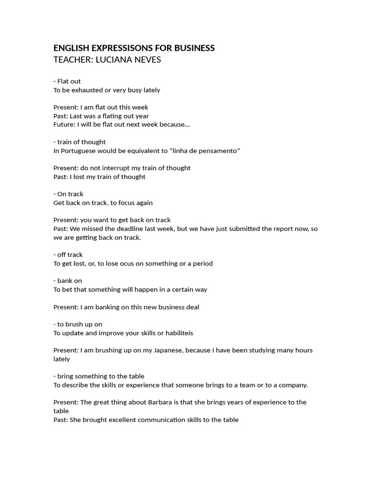Business English Expressions & Shipping Terms | PDF