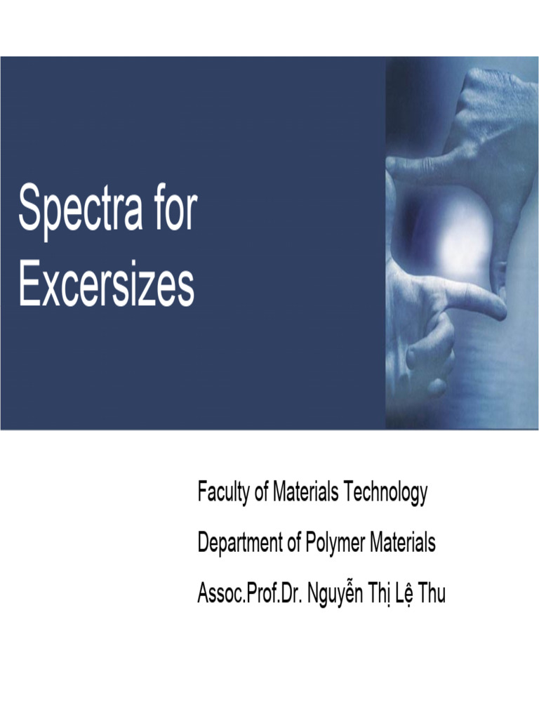 Polymer Material Spectra Analysis | PDF