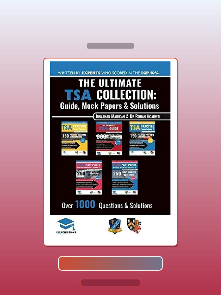 Test Bank for the Ultimate TSA Collection 5 Books in One Over 1050 ...