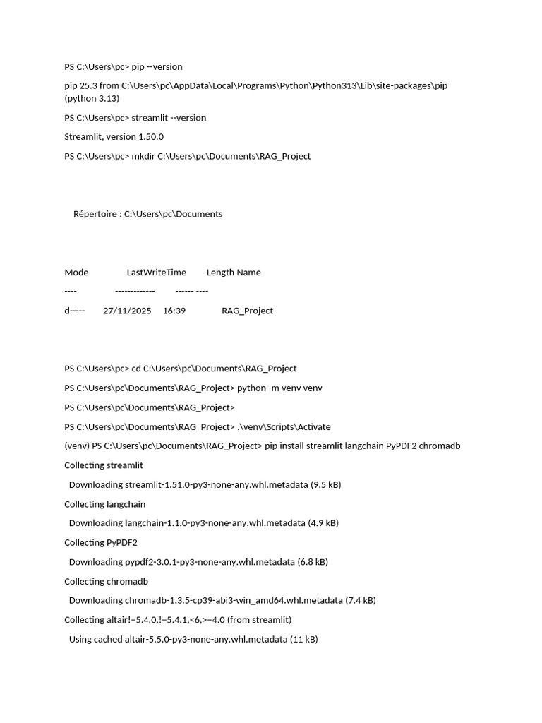 Python Streamlit Setup Guide | PDF | Computing | Units Of Measurement