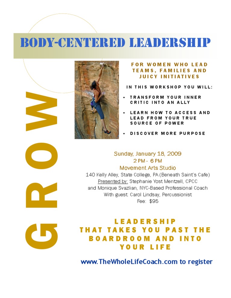 Body Centered Leadership | PDF | Self-Improvement
