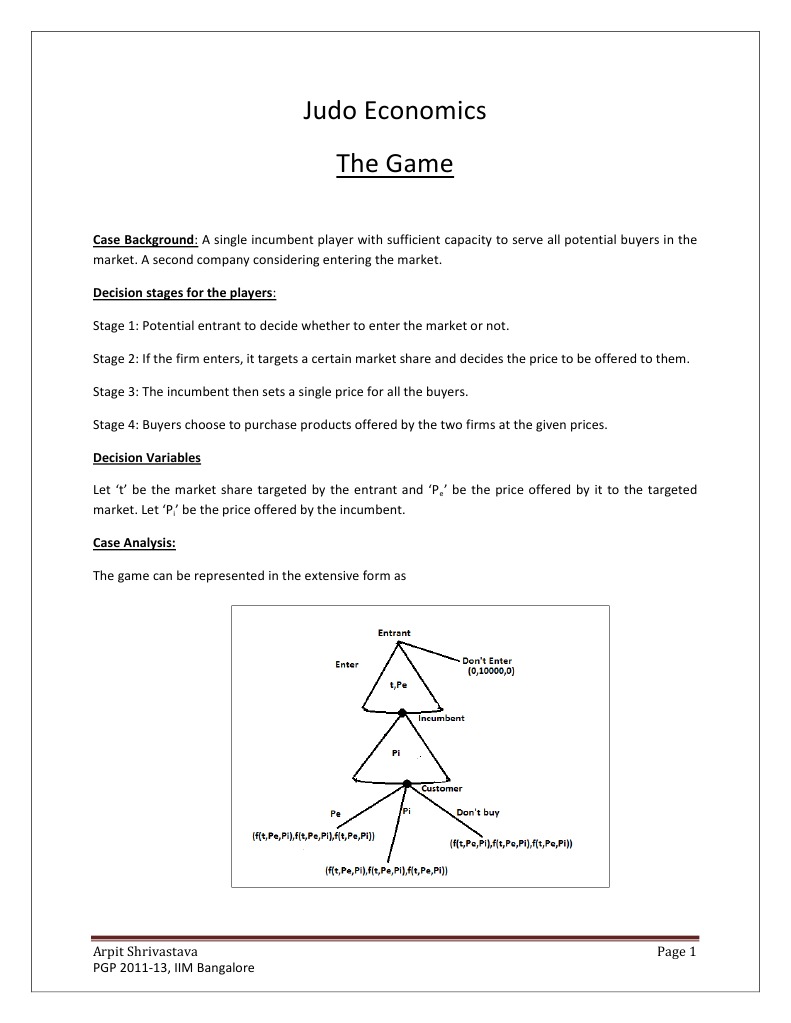Judo Economics PDF Profit (Accounting) Prices