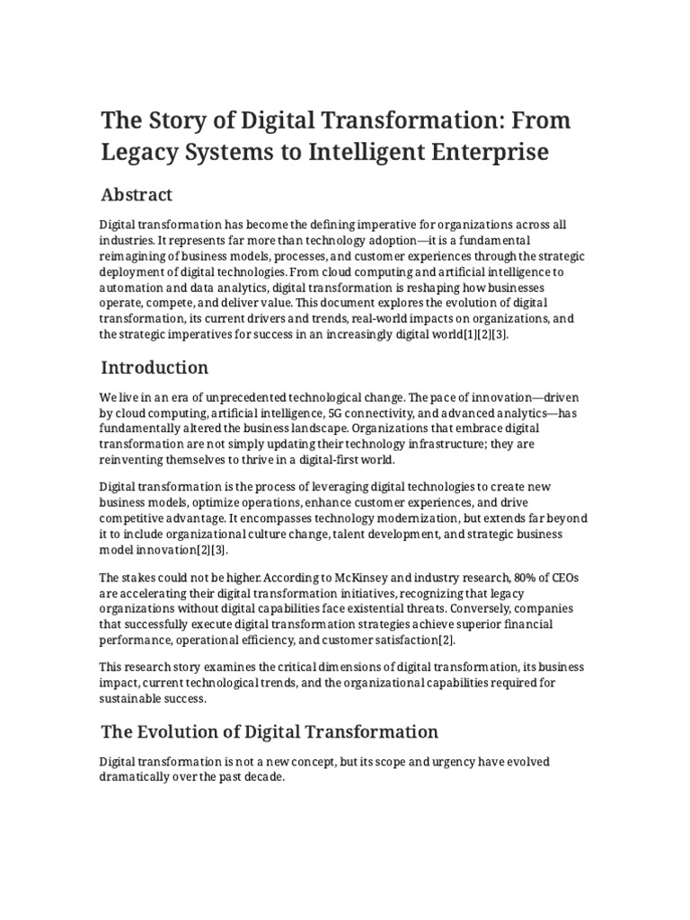 Digital Transformation Trends and Strategies | PDF | Cloud Computing ...