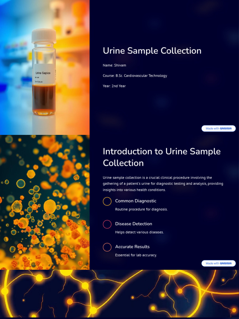 Urine Sample Collection Guide | PDF | Kidney | Medical Specialties