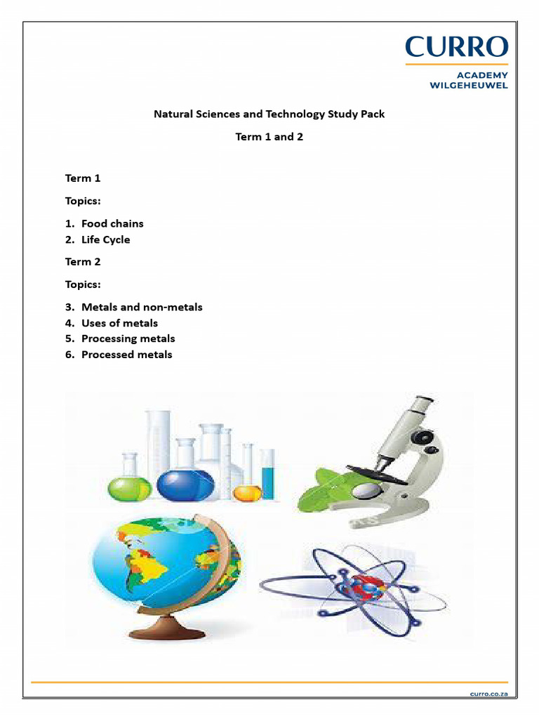 Natural Sciences Study Pack: Terms 1-2 | PDF | Seed | Flowers
