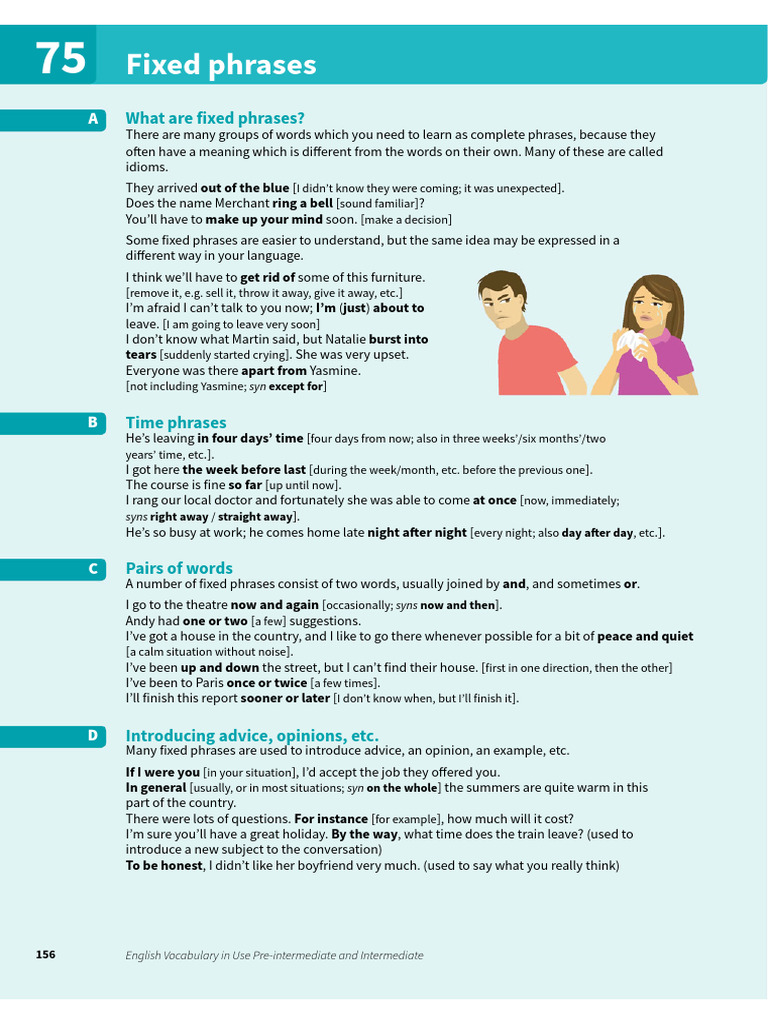 Understanding Fixed Phrases in English | PDF