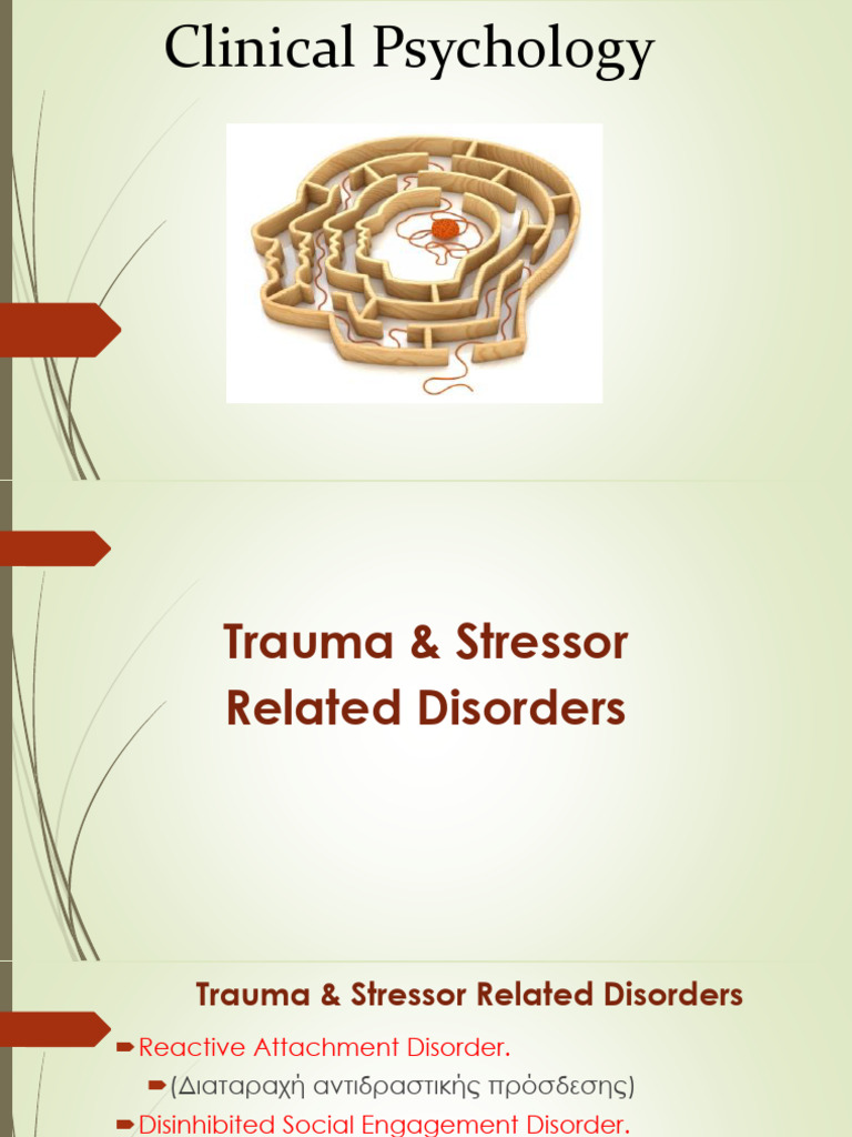 Trauma and Stressor Disorders Overview | PDF | Psychological Trauma ...