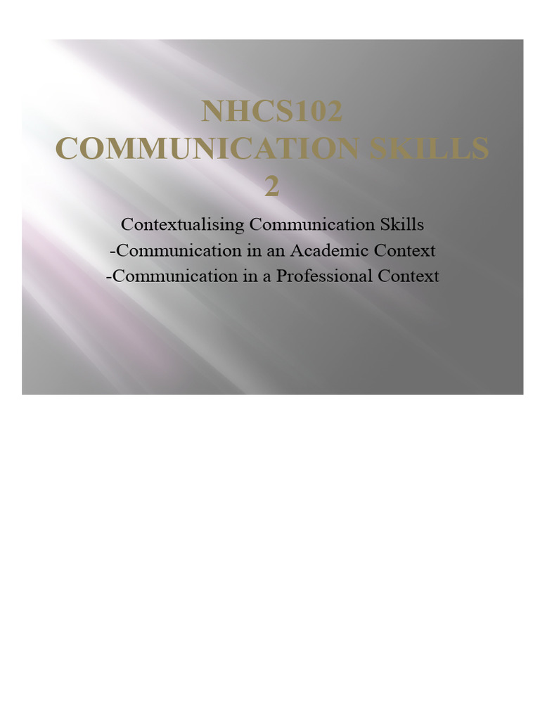 Essential Communication Skills in Social Work | PDF | Communication ...