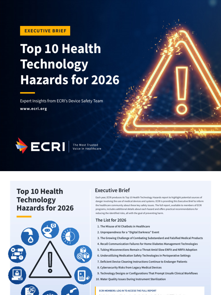 Top 10 Health Tech Hazards 2026 | PDF | Computer Security | Security