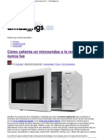 Cómo Calienta Un Microondas o La Resonancia Que Nunca Fue - Amazing