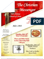 The Christian Messenger: Fifth Avenue Church of Christ