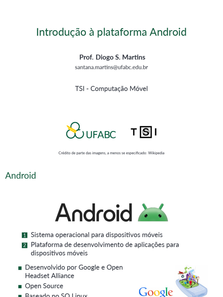 Introdução ao Sistema Android e Suas Funcionalidades | PDF | Android ...