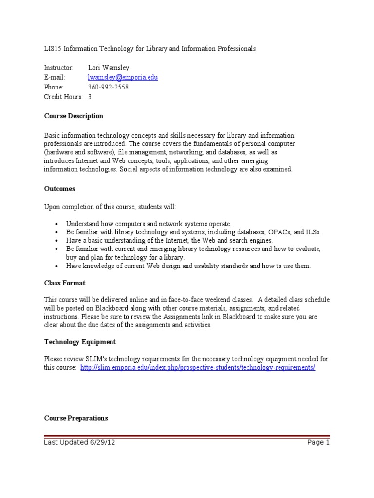 IT Skills for Library Professionals | PDF | Libraries | World Wide Web