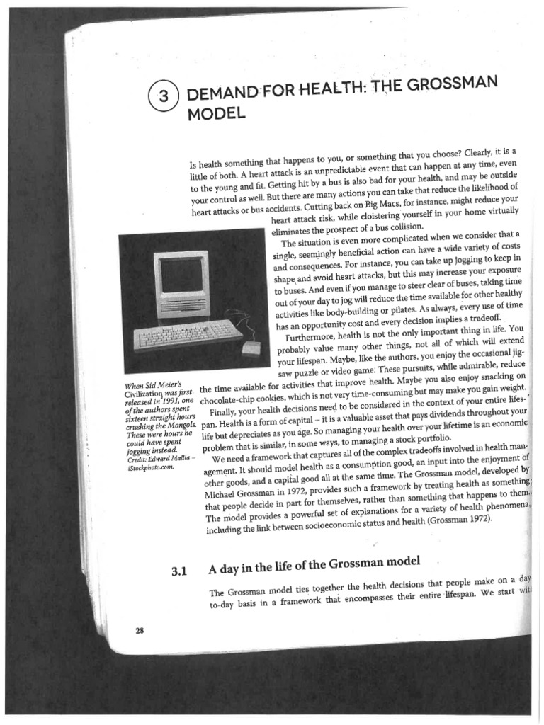Chapter 3 Grossman Model | PDF