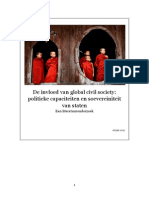 Global Civil Society: Politieke Capaciteiten. Literatuuronderzoek.