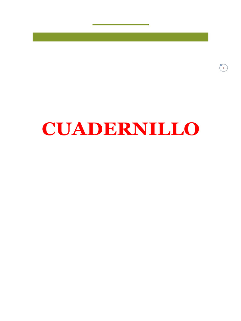 Cuadernillo de Lengua y Literatura 5° | PDF