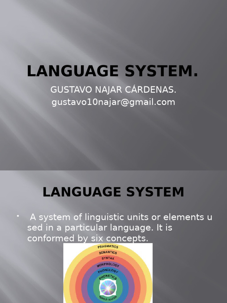 Overview of Language Systems | PDF