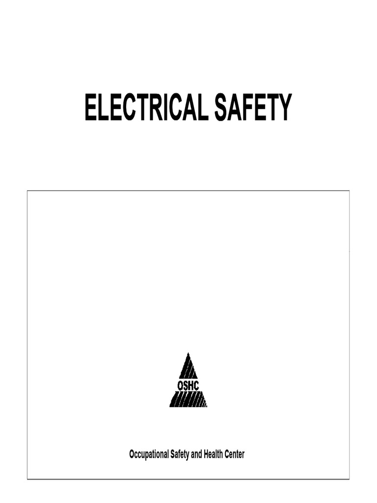 Electrical Safety Guidelines and Prevention | PDF