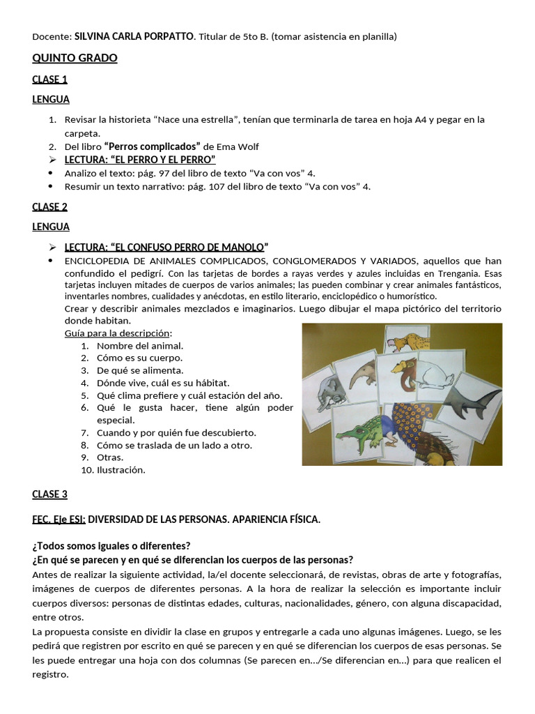 Actividades de Lengua y Sociales 5to Grado | PDF