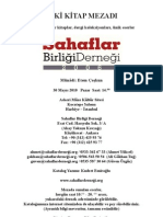 Sahaflar Dernegi Katalog