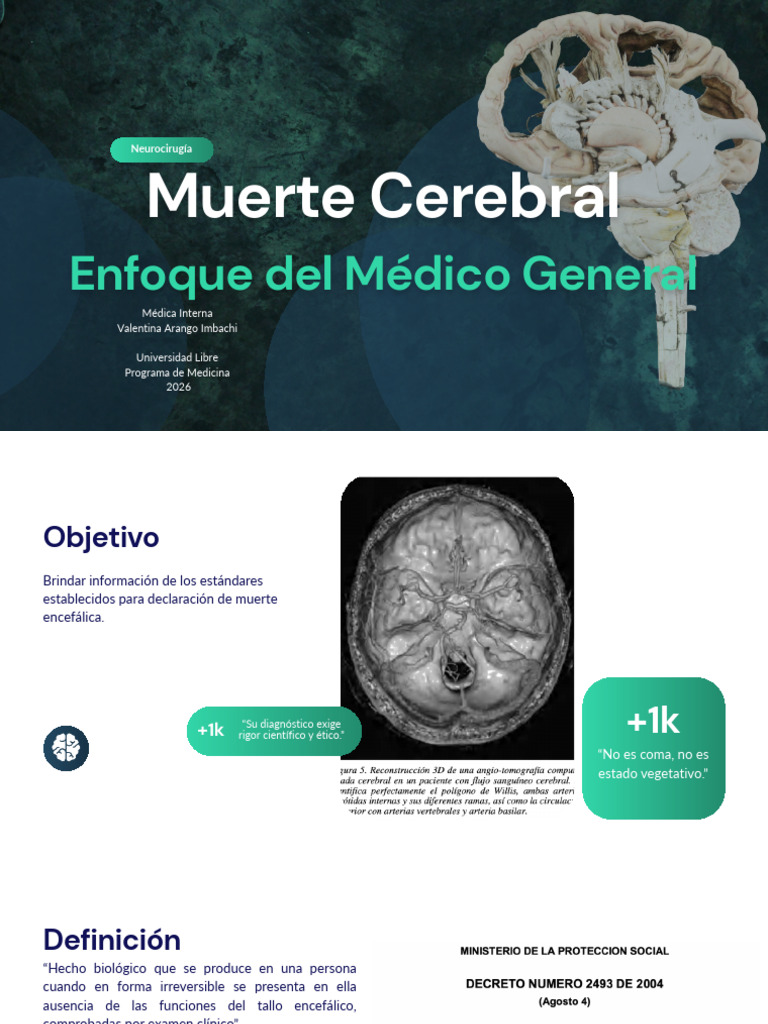 Diagnóstico de Muerte Encefálica en Medicina | PDF | Medicina ...